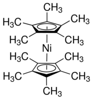 Bis(pentamethylcyclopentadienyl)nickel - CAS:74507-63-4 - (Me5Cp)2Ni, Decamethylnickelocene, Nickel(2+) bis(1, 2, 3, 4, 5-pentamethyl-2, 4-cyclopentadienide)